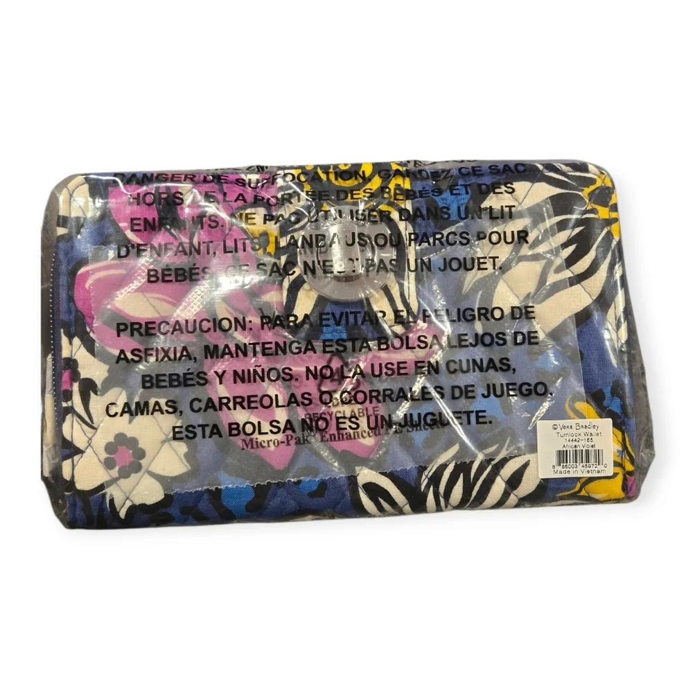 Vera Bradley Turn Lock Wallet - Picture 6 of 7